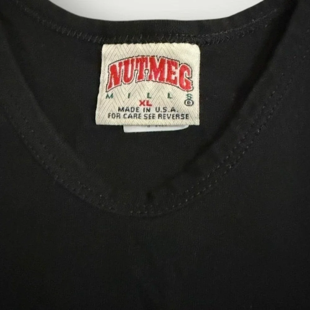 Nutmeg Mills Tank Top Men XL Black Detroit Pistons Vintage 90s NBA USA Collector